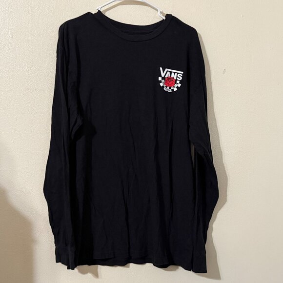 VANS "Off The Wall" Boy’s Crew Neck T Shirt Size L, With Large Logo - Picture 1 of 4